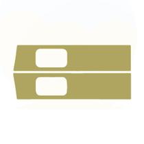 Aplique Estribo Para Scania S4 2002 2003 Dourado Aplique Estribo Para Scania S4 2002 2003 Dourado