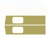Aplique Estribo Para Scania S4 2002 2003 Dourado Aplique Estribo Para Scania S4 2002 2003 Dourado