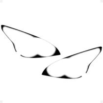 Aplique Farol Compatível I30 2009/2012 Máscara Negra Adesivo