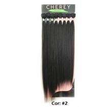 Aplique Fibra Orgânica Para Colocação Entrelace Liso Yaki