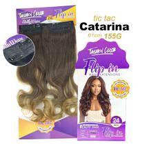 Aplique Fio Invisível Fibra Organica Cabelo Liso Ondulado Catarina 60 Cm - Fashion Line