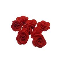 Aplique Flor Tecido Para Laços e Tiaras