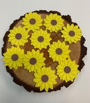 Aplique girassol em e.v.a - 10 unidades Aplique girassol em e.v.a - 10 unidades