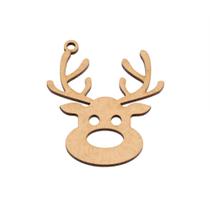 Aplique Grande Rosto Rena Natal C/ 2 Peças Artesanato Decoração Aplique Grande Rosto Rena Natal C/ 2 Peças Artesanato Decoração