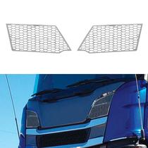 Aplique Inferior Tela Entrada Ar Para Scania G Espelhado Par
