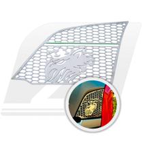 Aplique inox completo tela entrada de ar scania ntg ref.241e Aplique inox completo tela entrada de ar scania ntg ref.241e