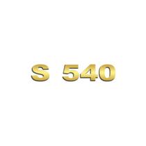 Aplique Inox Dourado Potência - Para Scania NTG S540
