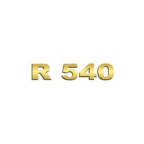 Aplique Inox Potência - Para NTG R540 - Dourado