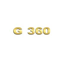 Aplique Inox Potência - Para Scania NTG G360 - Dourado - Venka