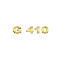 Aplique Inox Potência - Para Scania NTG G410 - Dourado Aplique Inox Potência - Para Scania NTG G410 - Dourado