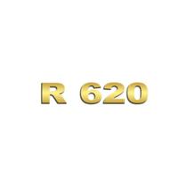 Aplique Inox Potência - Para Scania NTG R620 - Dourado Aplique Inox Potência - Para Scania NTG R620 - Dourado