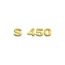 Aplique Inox Potência - Para Scania NTG S450 - Dourado Aplique Inox Potência - Para Scania NTG S450 - Dourado