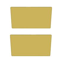 Aplique Interno Estribo Para Daf XF Dourado Par Aplique Interno Estribo Para Daf XF Dourado Par