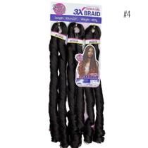 Aplique Jumbo Trança Com Cachos Na Ponta Curl French Braid Aplique Jumbo Trança Com Cachos Na Ponta Curl French Braid