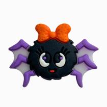 Aplique Kit 10 Peças Aranha Preta Emborrachado