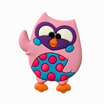 Aplique Kit 10 Peças Coruja Acenando Emborrachado