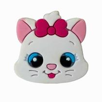 Aplique Kit 10 Peças Gatinha Laço Rosa Emborrachado