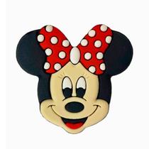 Aplique Kit 10 Peças Minni laço Vermelho Emborrachado