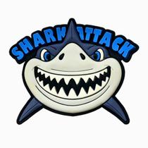 Aplique Kit 10 Peças Tubarão Emborrachado Aplique Kit 10 Peças Tubarão Emborrachado