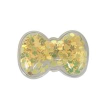 Aplique Laço Amarelo com Glitter - 2 unidades - Rizzo Aplique Laço Amarelo com Glitter - 2 unidades - Rizzo