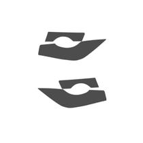 Aplique Lanterna Mascara Negra Fume Cruze Sedan 11 12 A 2016