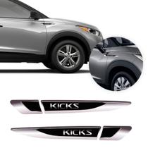 Aplique Lateral Emblema Adesivo Nissan Kicks - Leandrini