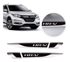 Aplique Lateral Emblema Adesivo Paralama Honda HRV Resinado