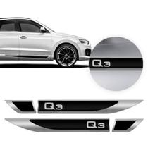 Aplique Lateral Emblema Adesivo Paralama Resinado Audi
