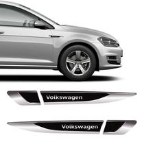 Aplique Lateral Volkswagen Gol Polo Up! Fox Emblema Cromado