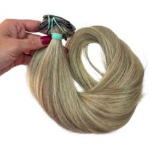 Aplique Loiro Mesclado Tecido em Metro p/ Mega Hair 55cm 50grs - thi apliques