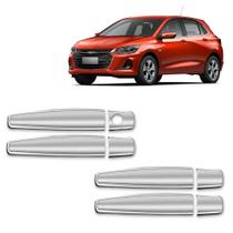 Aplique Maçaneta Cromado S10 12/20 Agile 10/14 Captiva 08/16 Cruze 12/16 Tracker 13/19 Vectra 06/12 Sonic 12/14