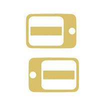 Aplique Maçaneta Para Iveco Eurotech Dourado Aplique Maçaneta Para Iveco Eurotech Dourado