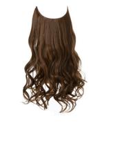 Aplique Mágico Cabelo Orgânico Ondulado Fio Invisível Extensão em Segundos