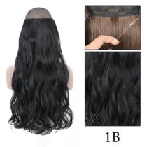 Aplique Magico Fio Invisível Ondulado 65cm 150gr Aplique Magico Fio Invisível Ondulado 65cm 150gr