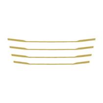 Aplique Mascara Estreita Grade Para Scania NTG R/S Dourada