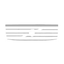 Aplique Máscara Grade p Volvo FH Até 2014 Espelhado Jogo