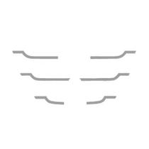 Aplique Máscara Grade Para Mercedes Atego Estreita Espelhada Aplique Máscara Grade Para Mercedes Atego Estreita Espelhada