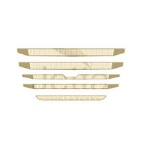 Aplique Mascara Grade Para Scania S5 P Moderno Dourado Jogo