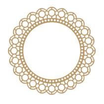 Aplique MDF AF - Moldura Mandala Aplique MDF AF - Moldura Mandala