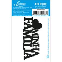 Aplique mdf papel litoarte apm8 - 8.0 cm palavras