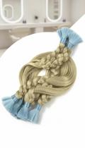 Aplique Mega Hair Humano Loiro Mesclado 65cm 50un