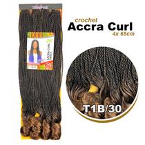 Aplique Método Crochet Braid Cabelo Accra Curl Twist Premium 65Cm
