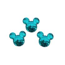 Aplique Mini Urso Paetê Azul - 3,5cm - 5 Un - Artegift - Rizzo Aplique Mini Urso Paetê Azul - 3,5cm - 5 Un - Artegift - Rizzo