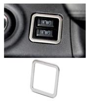 Aplique Moldura Botão Aquecedor do Banco Mitsubishi Outlander 2013 a 2016