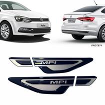 Aplique Mpi Polo Gol Virtus Cromado Alto Relevo