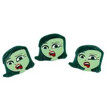 Aplique Nojinho Divertidamente 32x38mm 3pçs Artesanato Biju