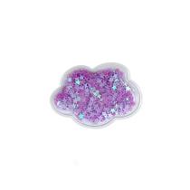 Aplique Nuvem Incolor Lilás - 6cm - 2 Un - Artegift - Rizzo Aplique Nuvem Incolor Lilás - 6cm - 2 Un - Artegift - Rizzo