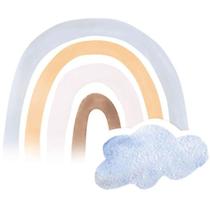 Aplique Papel Decoupage em Mdf Arco-íris Kit 5 Un. Apm8-1392 8cm Litoarte