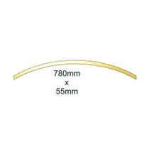 Aplique Para Lama Para NTG 780x55 Largo Dourado Aplique Para Lama Para NTG 780x55 Largo Dourado