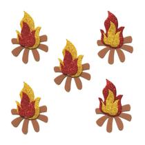 Aplique para Lembrancinha Festa Junina Fogueira - 5 Unidades Aplique para Lembrancinha Festa Junina Fogueira - 5 Unidades